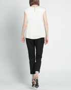 Alessia Santi Womens Top Cream