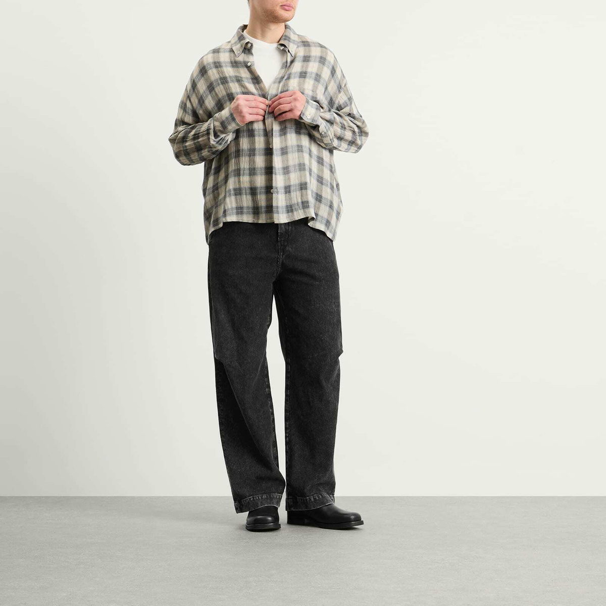 Won Hundred Men's Maza Check Overshirt in Eiffel Tower