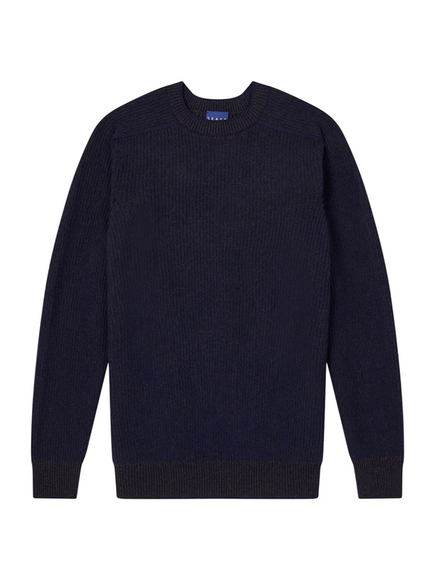 Photo: SEASE - Dinghy Cashmere Sweater - Blue