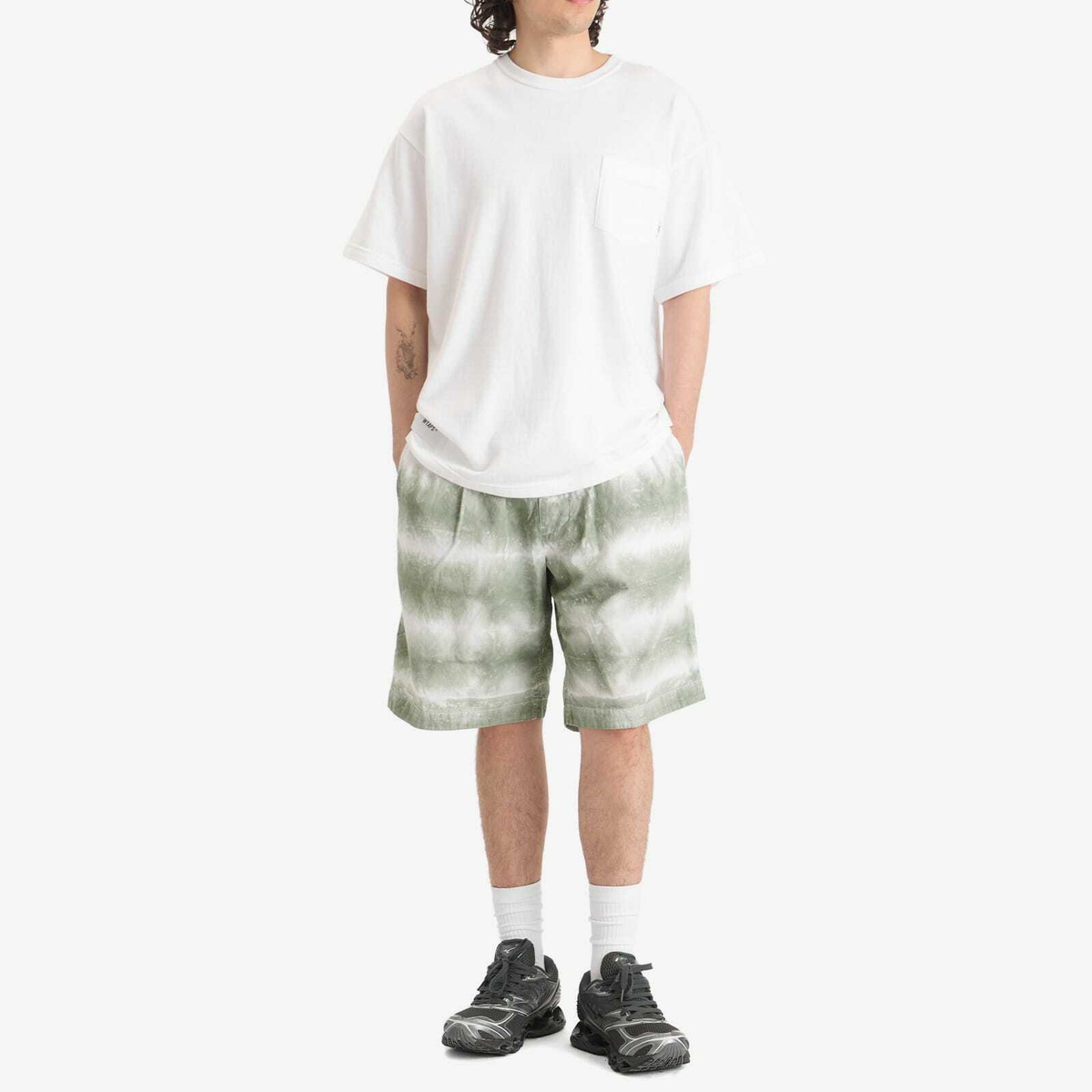 Nanamica Men's Nanaloha Shorts in Green