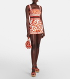 Dolce&Gabbana Majolica printed crop top