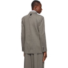 Tibi Brown Wool Luka Blazer