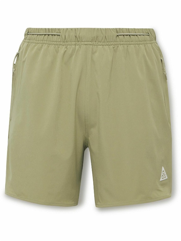 Photo: Nike - ACG New Sands Straight-Leg Stretch-Shell Shorts - Green