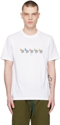 PS by Paul Smith White Zebra Line Up T-Shirt