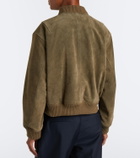 Arma Elysia suede bomber jacket