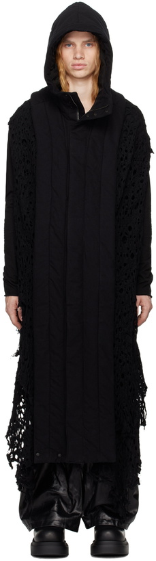 Photo: Julius Black Long Drape Hood