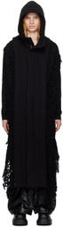 Julius Black Long Drape Hood
