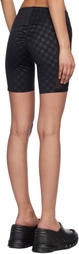 MISBHV Black Shape Up Shorts