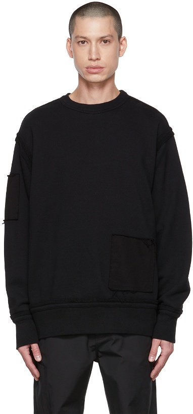 Photo: UNDERCOVER Black Patch Sweater