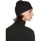 Lacoste Black Wool Beanie