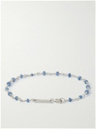 Pearls Before Swine - Taeus Silver Sapphire Bracelet - Silver