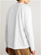 NN07 - Adam 3266 Linen and Cotton-Blend Jersey T-Shirt - White