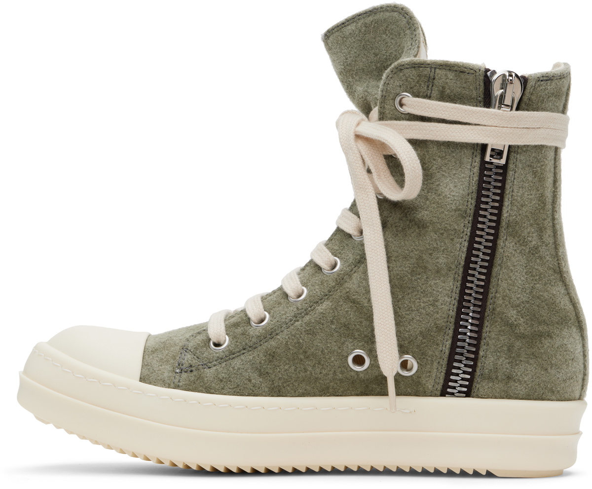 【関税込み】Rick Owens グリーン Porterville スニーカー Rick Owens Green Porterville Sneakers Rick Owens
