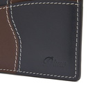 Dime Men's Wave Leather Cardholder in Black 