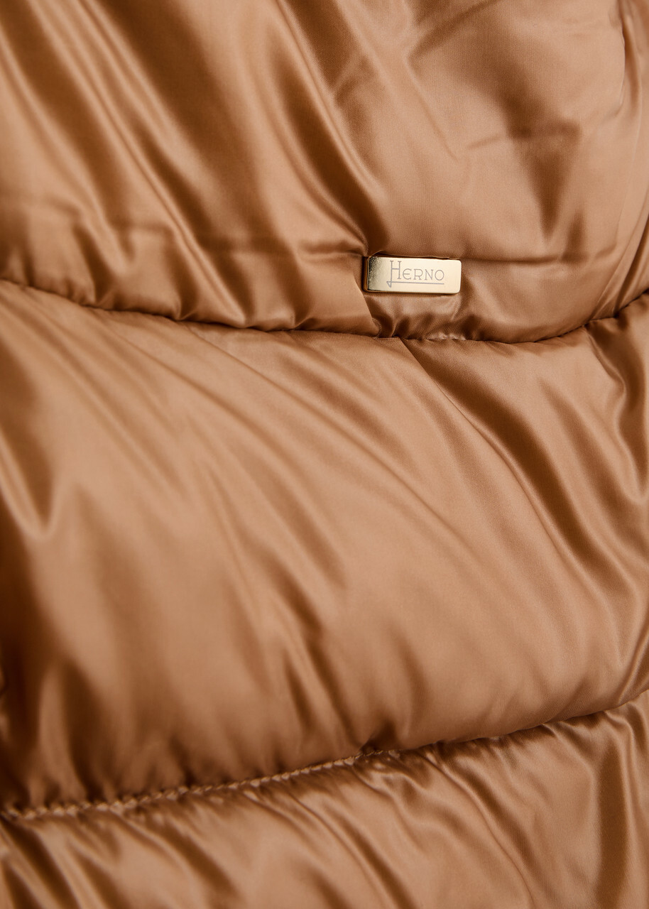 Herno Aminta Quilted Shell Jacket Camel Herno
