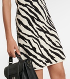 Proenza Schouler - White Label zebra-print minidress