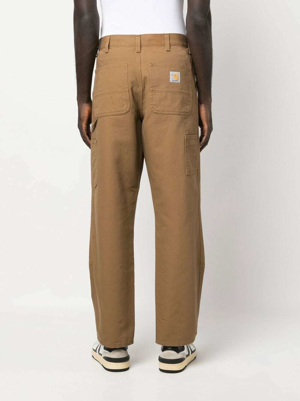 Carhartt WIP cotton trousers Aviation green color | buy on PRM
