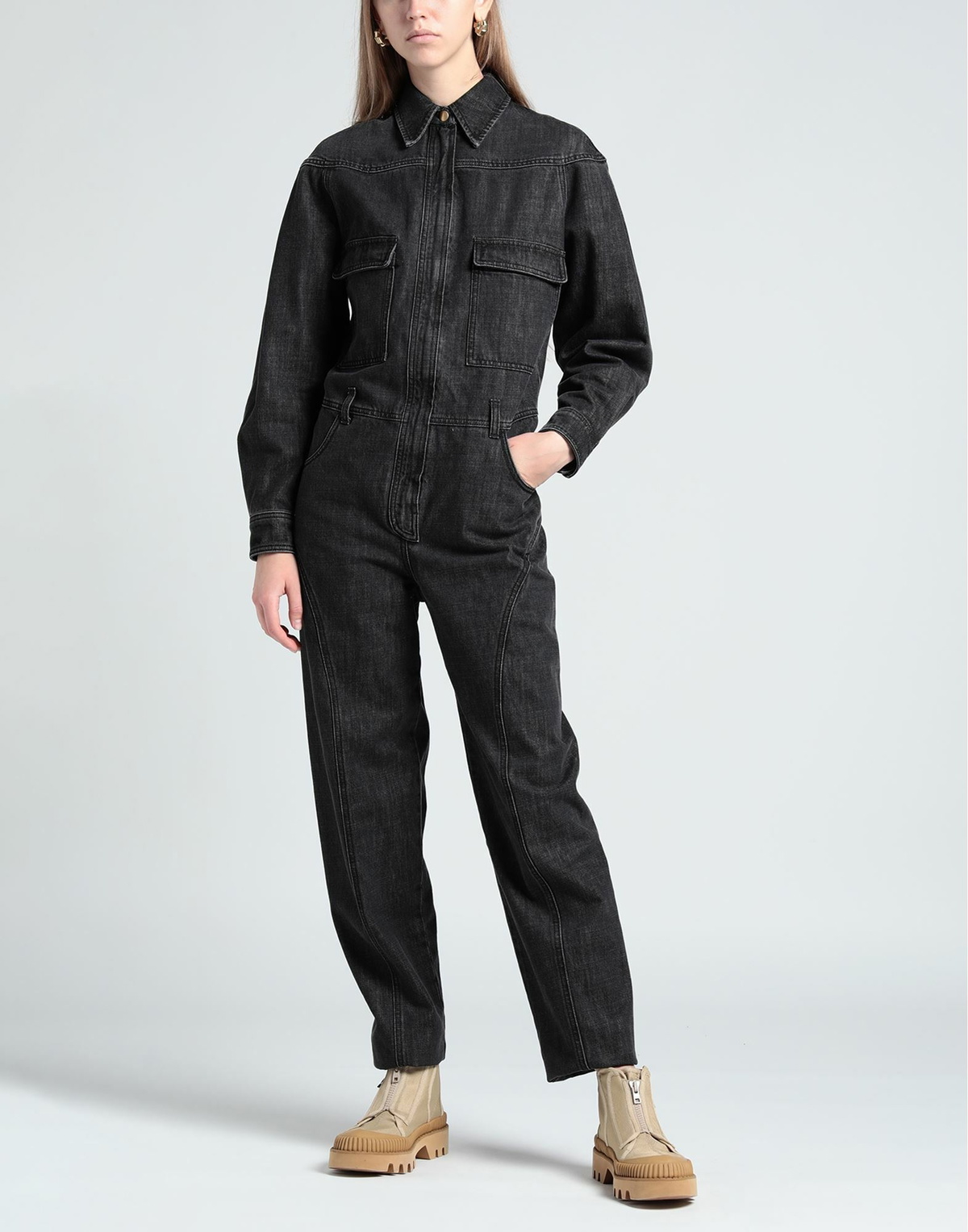 Alberta Ferretti Womens Jumpsuit in Black