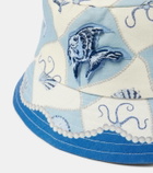 Alémais Pia linen bucket hat