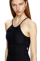 Diesel Maxi dress with spaghetti straps - Dresses Womens in Black
