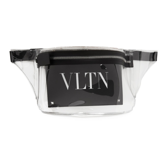 Photo: Valentino Transparent Valentino Garavani PVC VLTN Galaxy Belt Bag