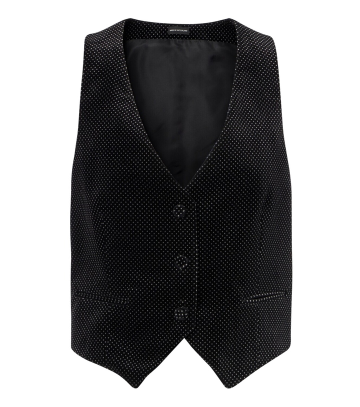 Photo: Tom Ford Polka-dot cotton velvet vest