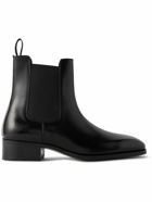 TOM FORD - Hainaut Burnished-Leather Chelsea Boots - Black