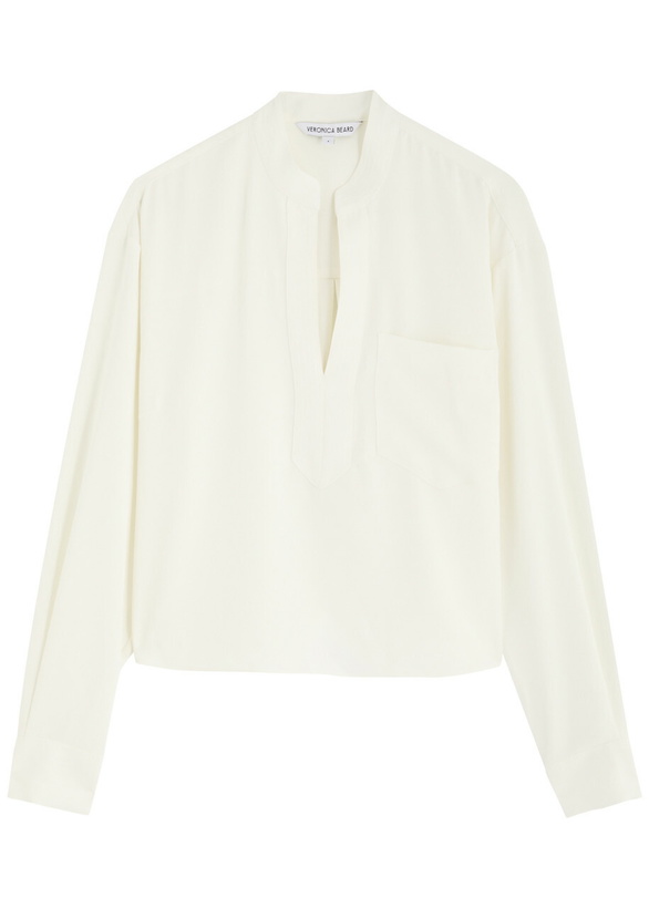 Photo: Veronica Beard Dean Blouse Cream