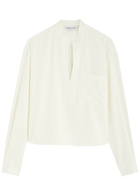 Veronica Beard Dean Blouse Cream