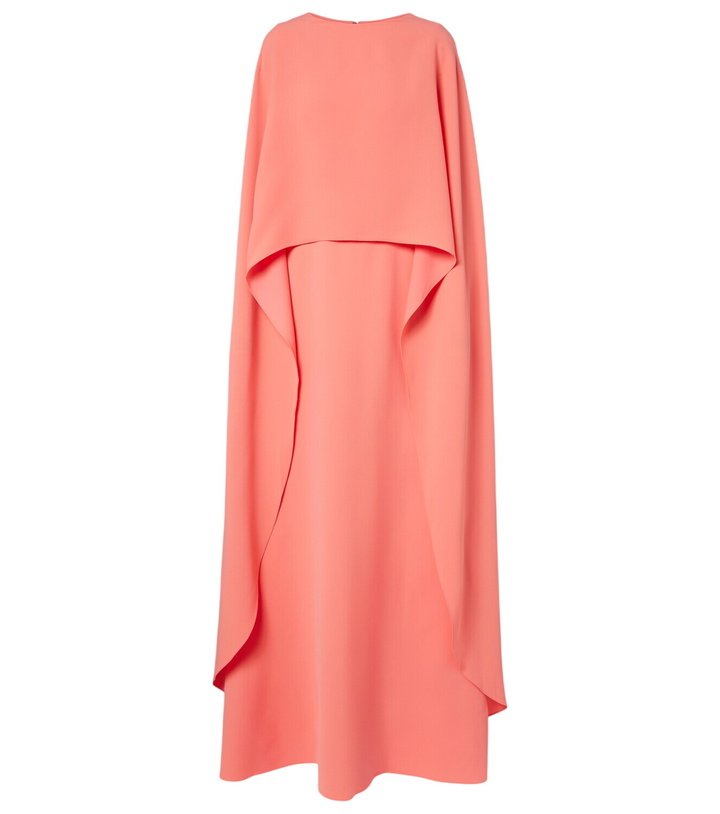 Photo: Carolina Herrera Caped crêpe gown