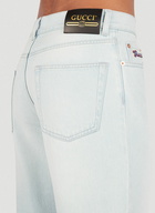 Gucci - Tapered Leg Jeans in Light Blue