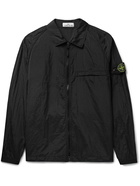 Stone Island - Packable Logo-Appliquéd ECONYL Overshirt - Black