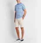 NN07 - Crown Slim-Fit Stretch-Cotton Twill Shorts - Neutrals