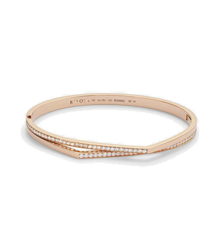 Photo: Repossi Antifer 18kt rose gold bracelet with diamonds
