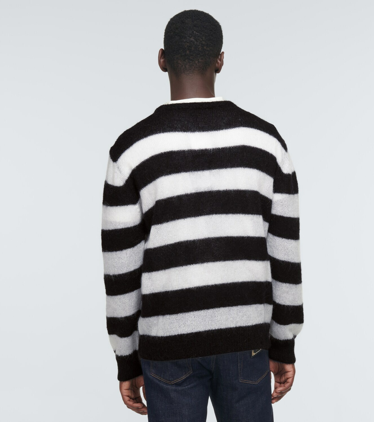 Dolce & Gabbana Green Wool Crewneck Sweater