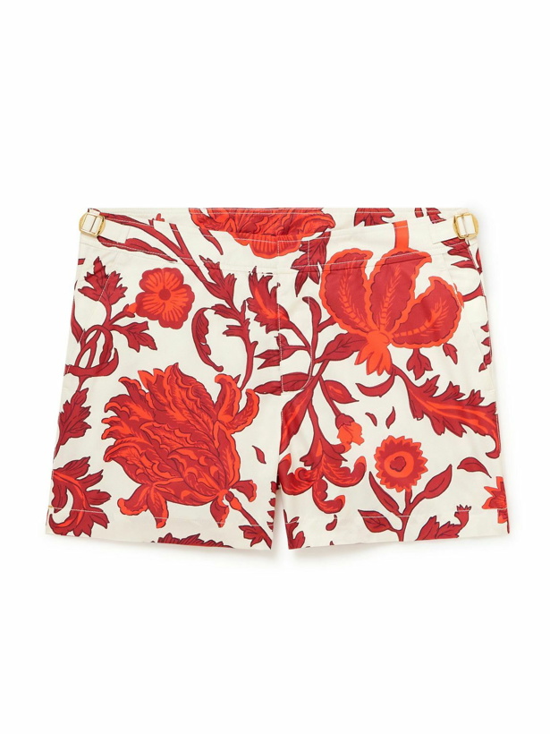 Photo: Orlebar Brown - La DoubleJ Setter Straight-Leg Floral-Print Lyocell Swim Shorts - Multi