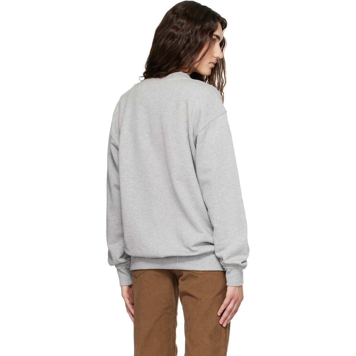 Stella McCartney Gray 'Superstar' Cotton Sweatshirt