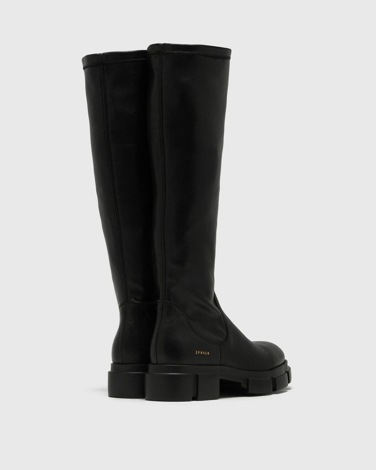 Copenhagen Studios CPH556 vitello/vegan stretch Black Womens Boot