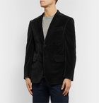 Dunhill - Black Slim-Fit Cotton-Blend Corduroy Blazer - Black