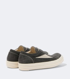 Rick Owens DRKSHDW suede-trimmed slip-on shoes