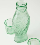 Serax Fish & Fish carafe and set of 4 glasses by Paola Navone