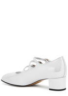 Carel Kina 40 Metallic Leather Mary Jane Pumps