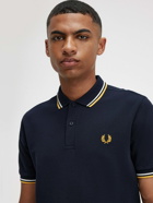 Fred Perry Polo Shirt Blue   Mens