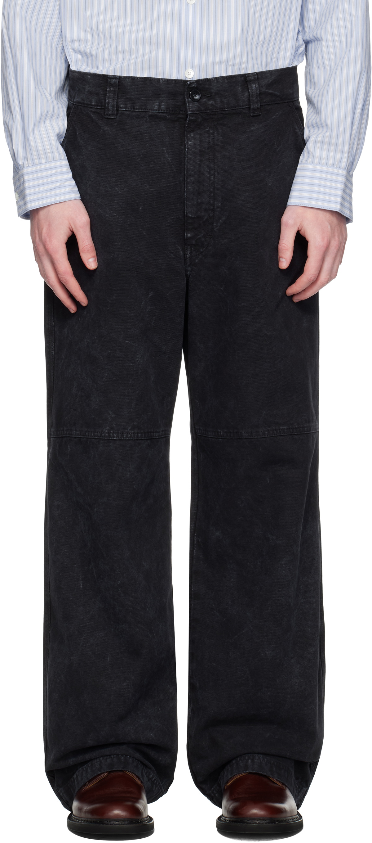 HOPE Black Workwear Trousers