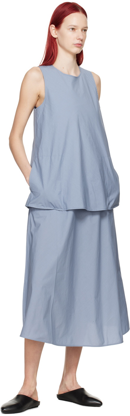 Youth Gray Lettuce Edge Midi Dress