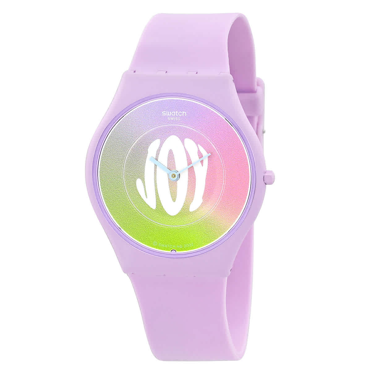 Swatch Time For Joy Quartz White Dial Ladies Watch SS09V101