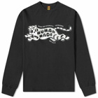 Human Made Men's Long Sleeve Tiger T-Shirt in Black