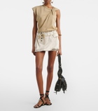 Isabel Marant Nayda gathered cotton jersey T-shirt