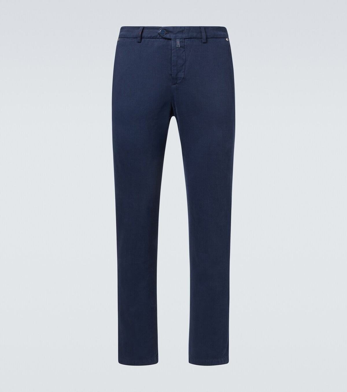 Kiton Cotton and cashmere chinos