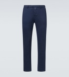Kiton Cotton and cashmere chinos
